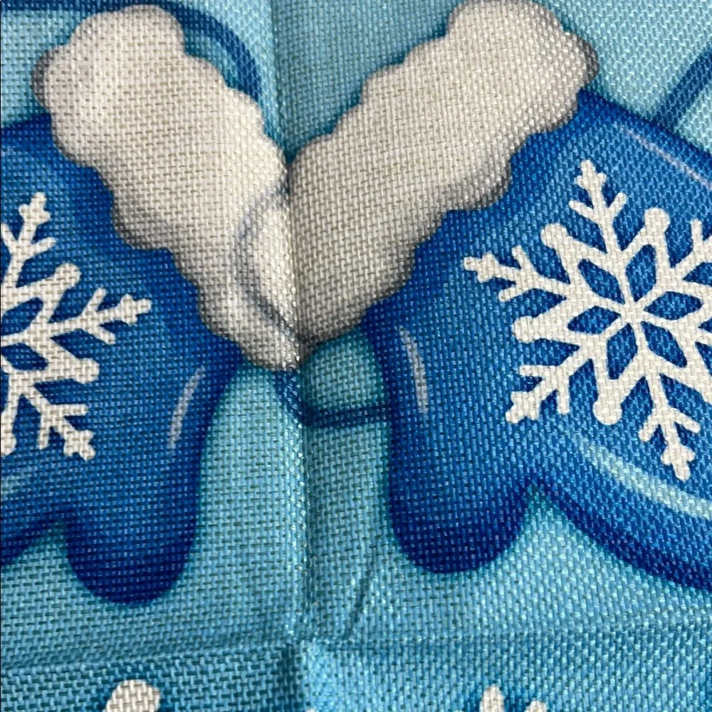 Winter Holiday Let It Snow Decorative Pillowcase 15x15